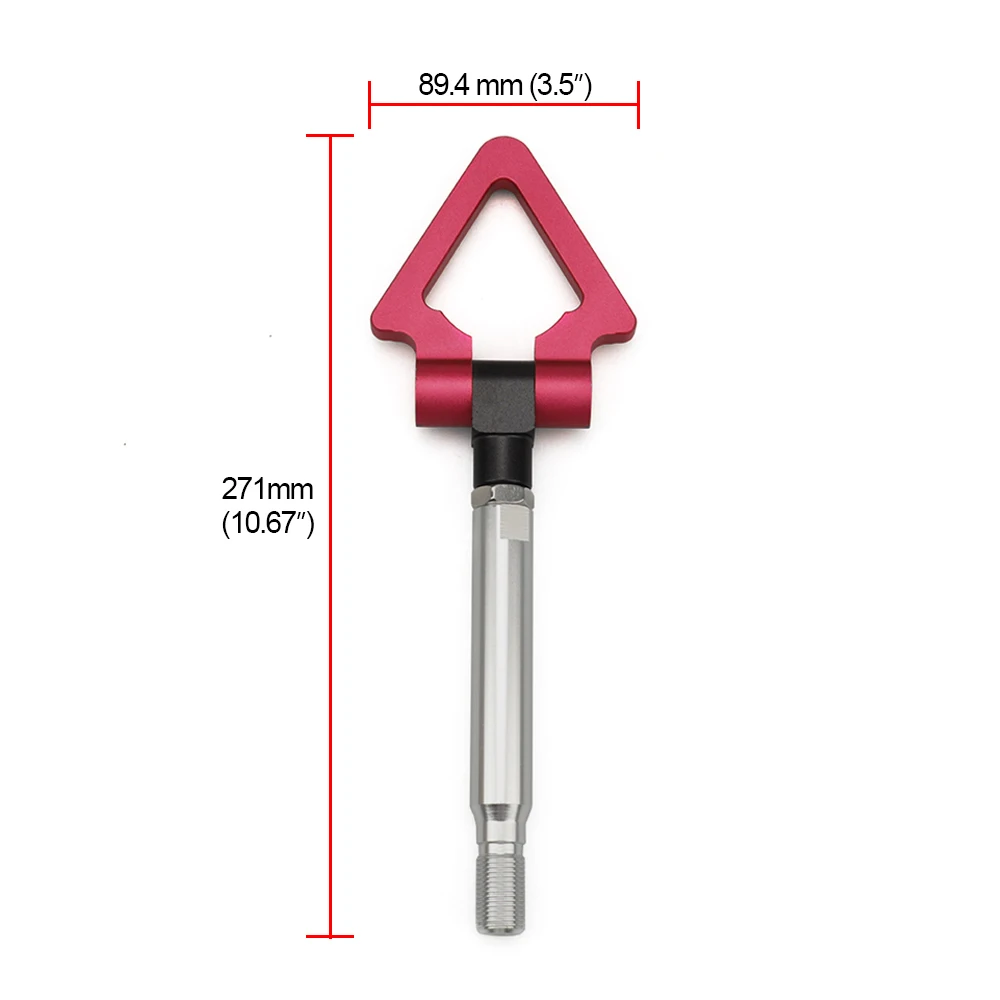 Aluminum Triangle Tow Hook For Subaru Auto Car Styling Sport Model Trailer Tow Hook Ring Eye Towing Front Rear Car Accessories