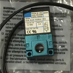 Válvula Solenoide de Control de impulso electrónico, 12v, 120PSI, MAC, 3 puertos, 35A-AAA-DDBA-1BA, 5,4 W, con kit de latón, gran oferta