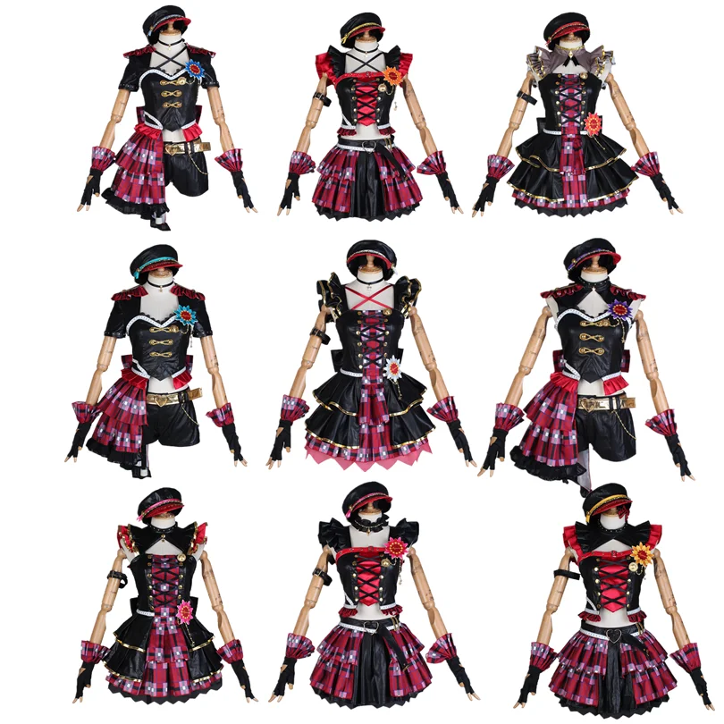 Aqours lovelive Wake up, Challenger Sakurauchi Riko Matsuura Kanan Cosplay Costume Halloween Carnival Custom made Outfit