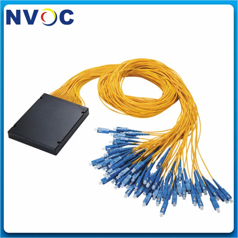 CATV Optic Fiber 1x32 ABS Coupler Splitter Module for PON Networks SC/FC/LC/ST/APC 1*32Ch 2.0mm 1M UPC PLC