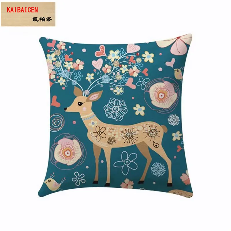 

DHL 200pcs/lot 40*40CM Sublimation Pillowcase Heat Transfer Printing double side linen Pillow Covers Blank linen Pillow Cushion