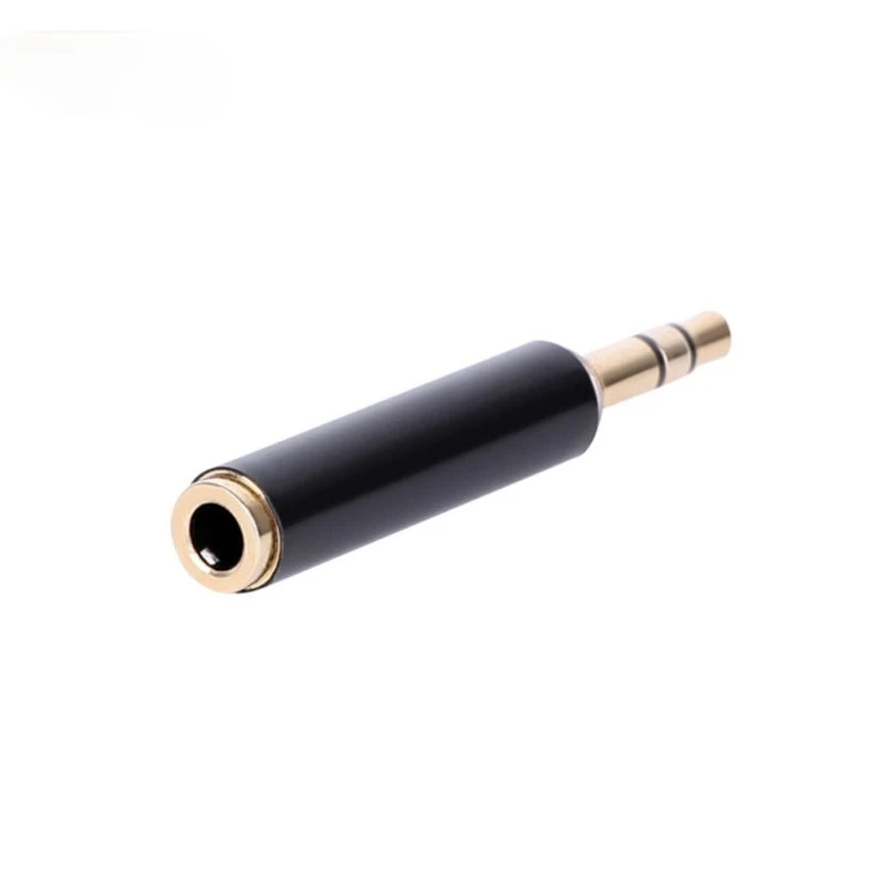 Hot 3.5mm Stereo Audio Jack 3 Pole Male To 4 Pole Female Adapter Converter Connector Support MIC Microphone for Headset Earphone