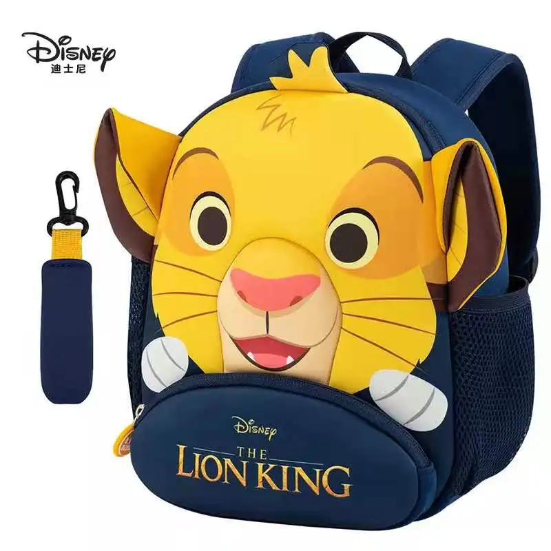 2021 Disney Lion King School Bag For Boys Kindergarten Primary School Student Shoulder Backpack Super Light Kids Chrismas Gifts