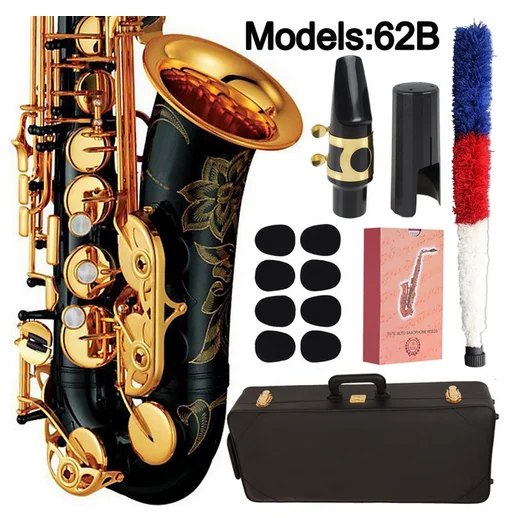 

MFC Saxophone Alto 62 Professional Alto Sax Custom 62 Series High Saxophone Black Lacquer With Mouthpiece Reeds Neck Case