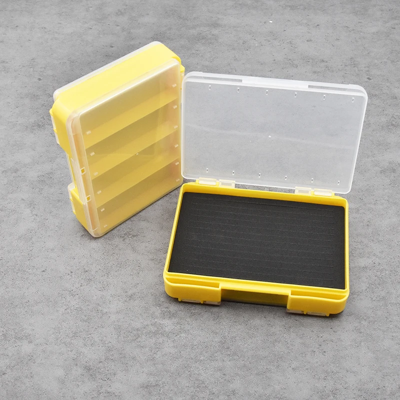 

New Fishing Tackle Box Double sided Fishing Accessories Tool Storage Box Double Layer Carp For Fishing Goods Hooks Lure Boxes