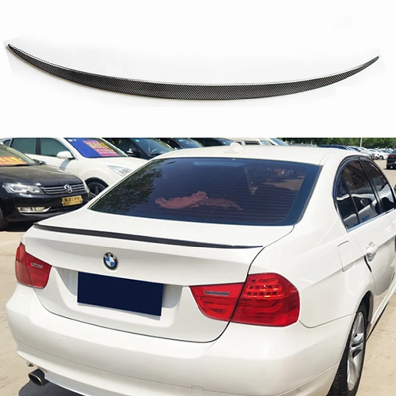 

Car Styling M Style Carbon Fiber Rear Roof Spoiler Trunk Lip Boot Wing For bmw E90 M3 318i 320i 325i 330i 2005-2011 E90 sedan