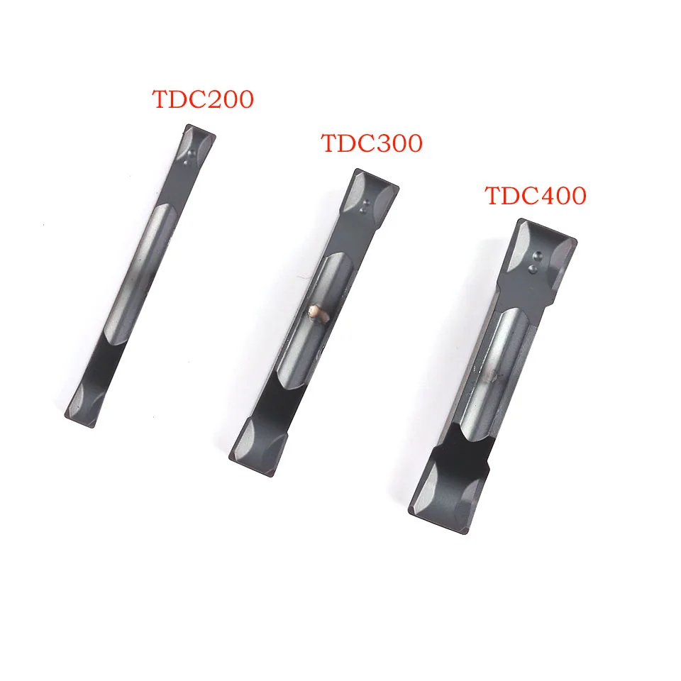 Imagem -03 - Deskar Inserção de Carboneto 100 Tdc200 Tdc300 Tdc400 Lf6018 2.0 mm 3.0 mm 4.0 mm Inserção Entalhe para Torno de Metal Cnc Cortador