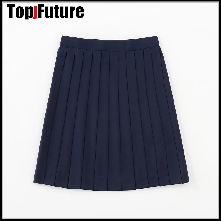 Conjunto de Falda plisada azul marino de cintura alta para niña, traje japonés de verano para mujer, uniforme escolar JK, ropa para estudiantes, trajes de cosplay