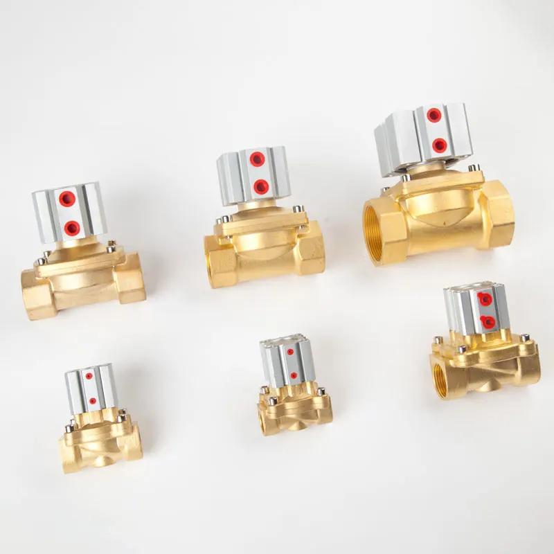 Air control air cylinder Solenoid Valve DN15/20/25/35/40/50 Normally Closed Pneumatic for Water Oil Air Gas Air Cylinder