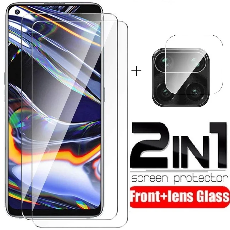 For Realme 7 6 Pro Glass For OPPO Realme 7 6 Pro Tempered Glass Screen Protector For OPPO Realme 7 6 5 Pro 5 7 Lens Glass