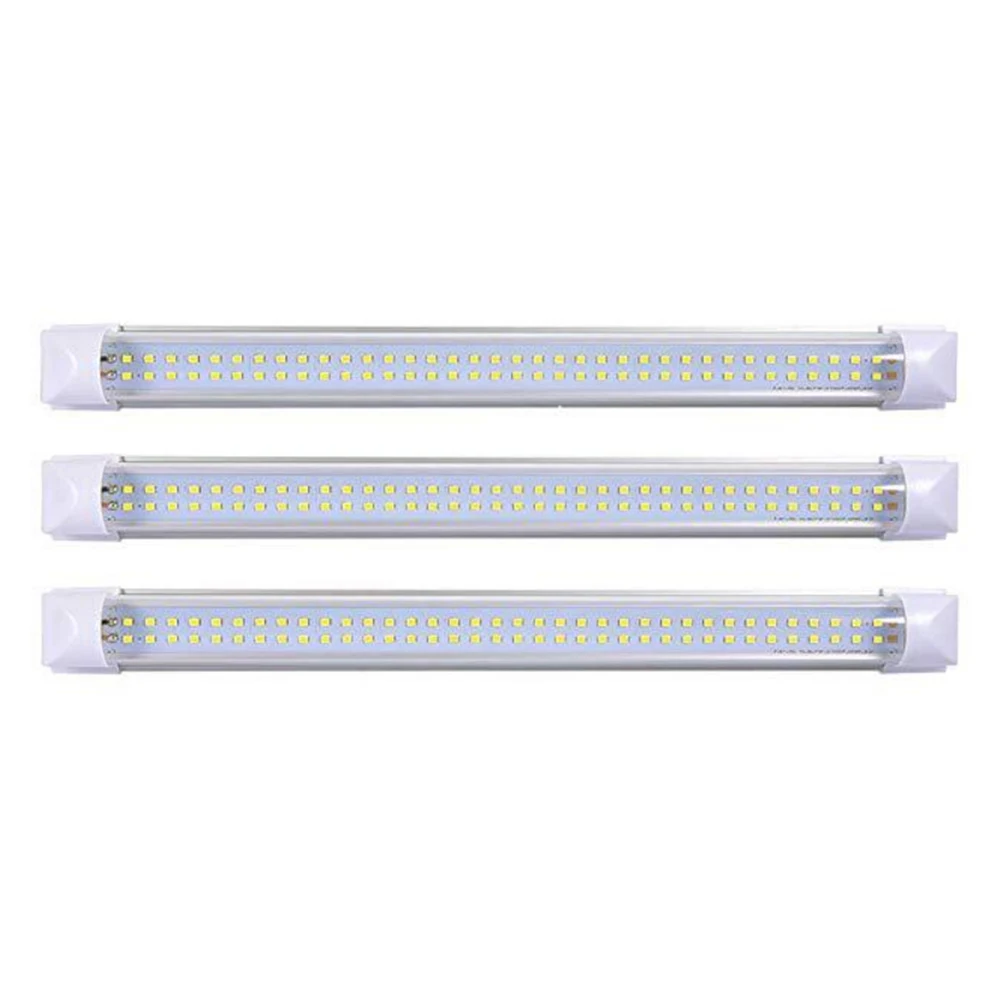 1 szt. Listwa świetlna LED DC12-85V 2835 72Led wewnętrzna lampka samochodowa lampa sufitowa do czytania samochód dostawczy lampa kempingowa