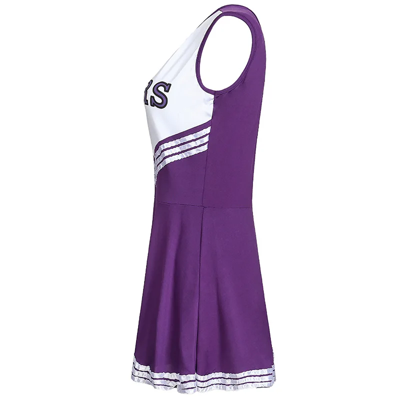 Cheerleader Costume Schoolgirl Dress School Girl Sexy Costumes Women Cosplay Halloween Cheer Leader Fancy Dress Sports Uniform