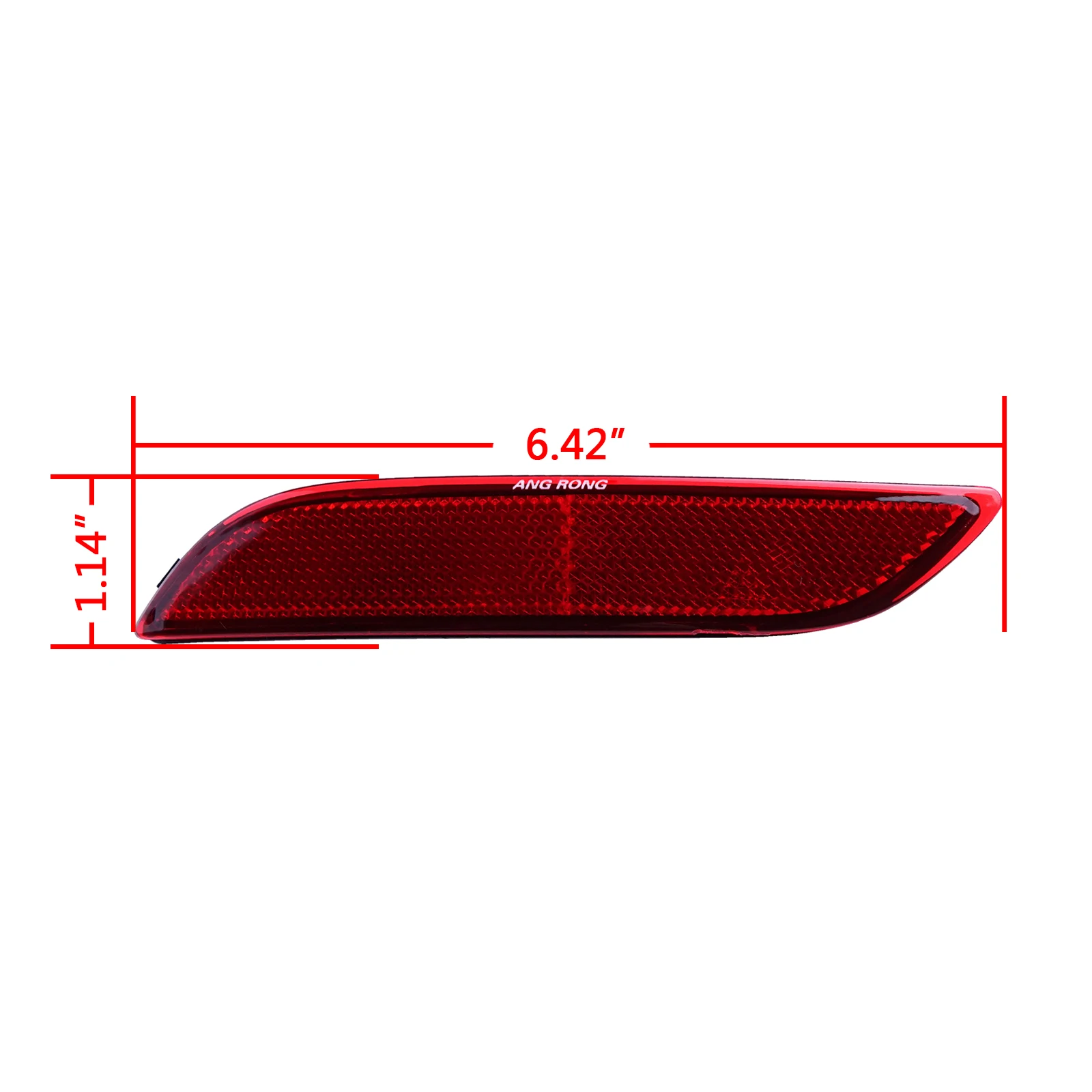 2x For Toyota Camry 2018+ Red Lens Rear Bumper Reflector  No Bulb