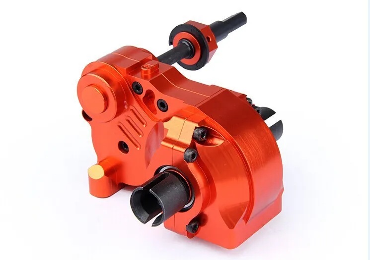 baja 5b 5t 5sc cnc metal Complete Gear Box and Heavy Duty Diff Gears for 1/5 hpi rovan km