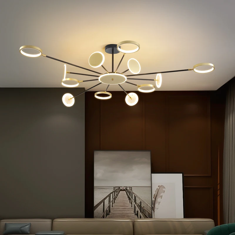 

New Design LED Chandelier For Dining Room Kitchen Studyroom Foyer Living Room Coffee Bar Restaurant Office Indoor Home Lights