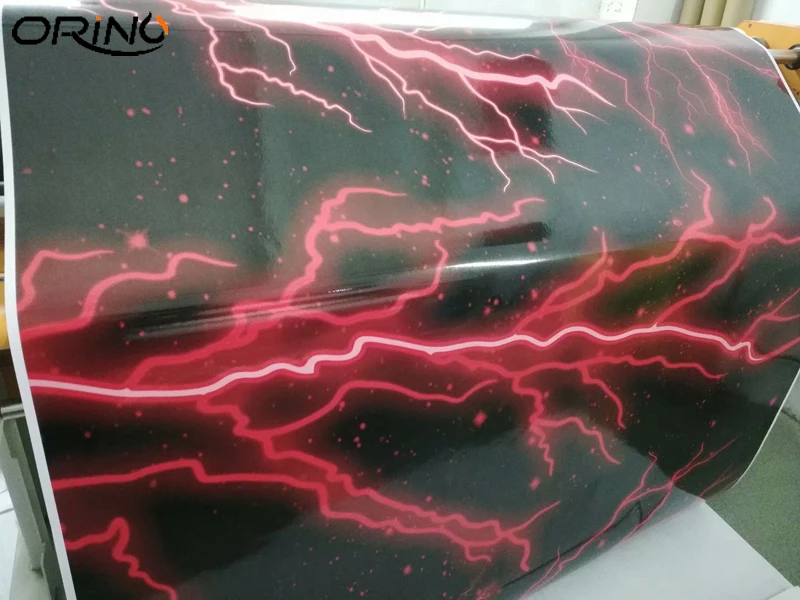 

Lightning Galaxy Vinyl Camouflage Car Wrap Film With Air Release Graphics Printed Vinyl Sticker Bomb Car Wrapping Covering