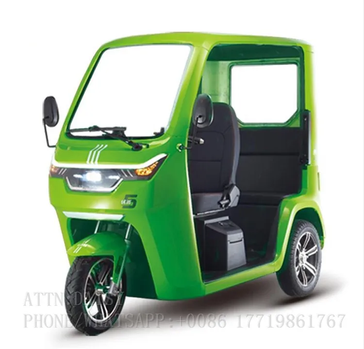 New Adult Electric Motorcycle Tricycle Three Wheels Passenger Vehicles Tuk Tuk Car