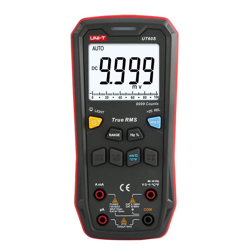 UNI-T Digitale Slimme Multimeter UT60S UT60BT 1000V AC DC Voltmeter Ampèremeter True RMS Frequentiemeter Condensator Temperatuur Tester