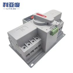 2P 4P 32a-63a type automatic ats dual power transfer switch Transfer Switch 4P Power Transfer Switch Circuit Breakers 380V MCB