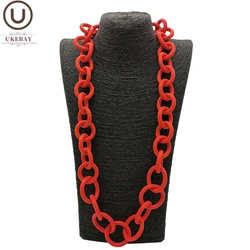 UKEBAY New Handmade Choker Necklaces For Women Rubber Necklace Punk Style Designer Luxury Jewelry Geometric Statement Necklaces