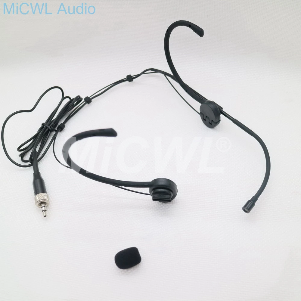 

Black Beige Headset Foldable frame Microphone for Sennheiser ew300 ew500 G2 G3 G4 Wireless Belt body System PS3