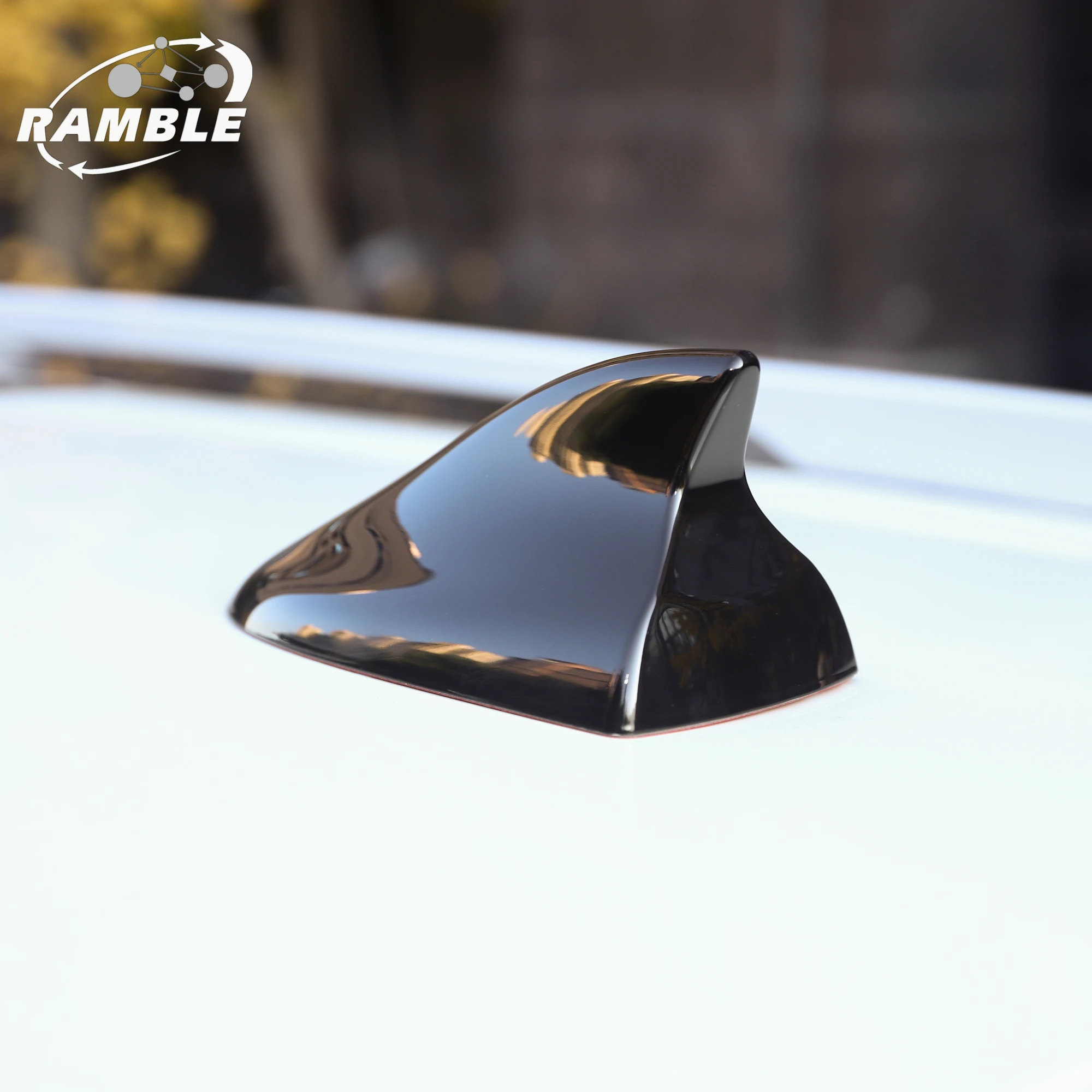 

Ramble Shark Fin Antenna Cover Radio Car Aerial Auto Roof Antena ABS Roof Radio Antenna Black White Accessories For Hyundai IX20