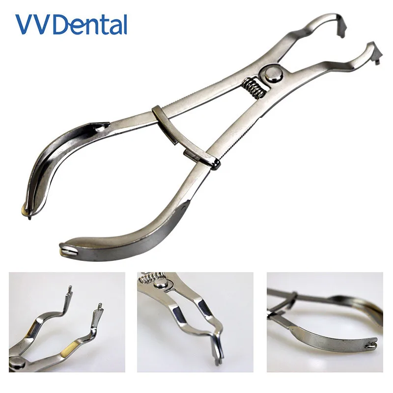 VVDental Dental Wedge Pliers Stainless Steel Additional Dental Wedge Segmented Contour Metal Ring Pliers Dentist Tools