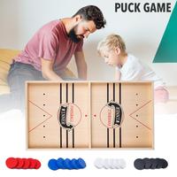 Parent-child Interactive Game Chess Prop 2020 New Puzzle class Puck Game Fast Sling Wooden Durable Air Hockey Board Game Toy