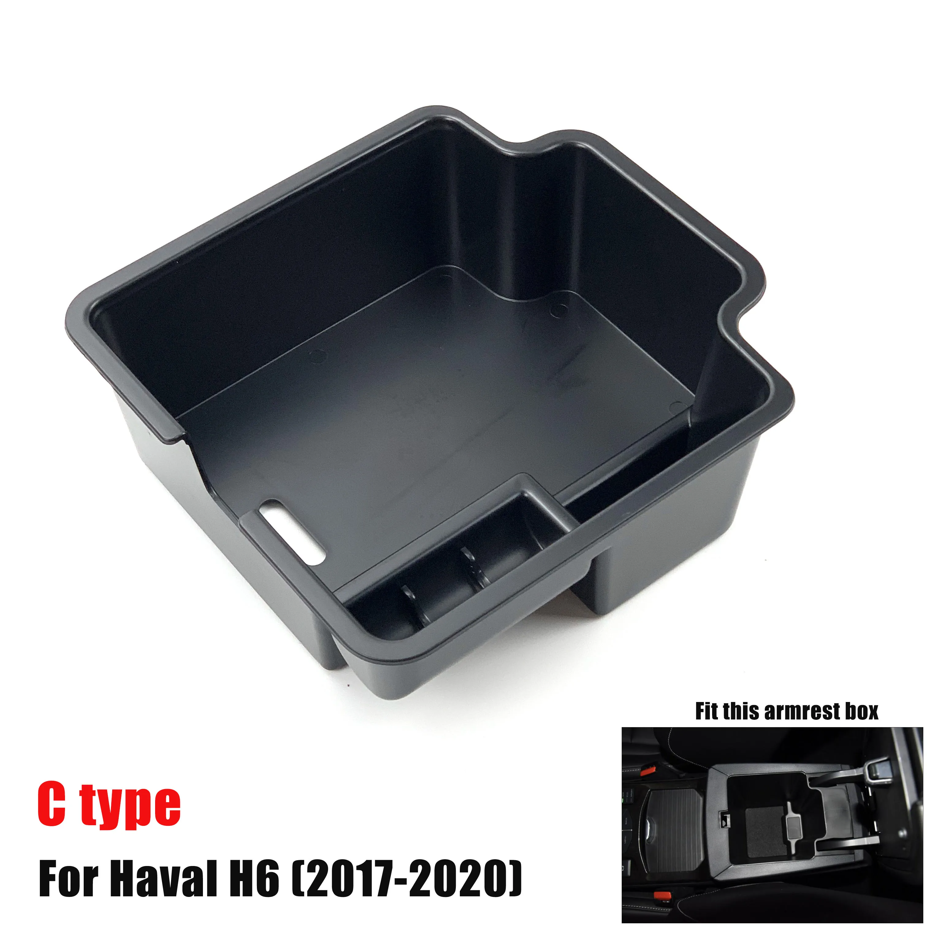 Automobile Armrest Storage Box For Great Wall Haval H2 H6 H7 H7L H9 Center Console Container Storage Organizer car Accessories