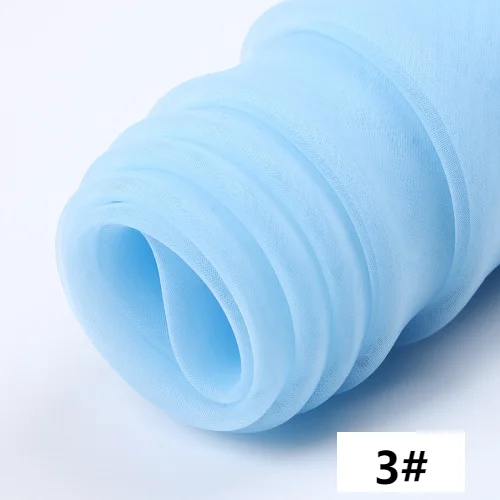 3/5/10m Sheer Organza Voile Fabric for Wedding Draping,Dress,Tutu Skirt,Curtains,Party Decor,Black,White,Blue,Red,by the meter image 4