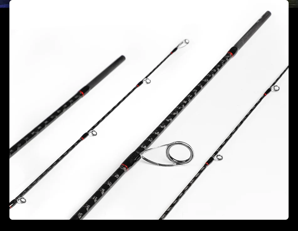 Noeby Spinnerei Casting Angelrute 2,13 m 2,29 m M MH Power 2 Abschnitt Süßwasser Stangen Locken Gewicht 7-35g für Bass Angelrute – Detail 11
