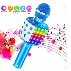 New Fun Toys for 4-15 Year Old Girls, Handheld Karaoke Microphone for Kids Birthday Gifts for 8 9 10 11 Years Old Boys Girl