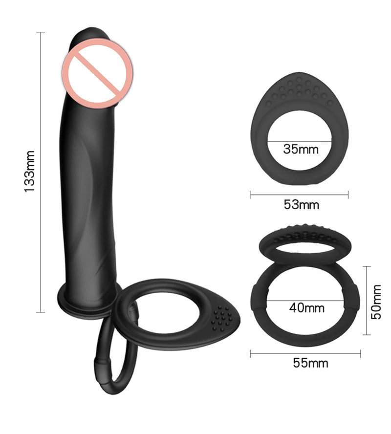 Double Penetration Anal Plug Dildo Butt Plug Bullet Vibrator For Men Strap On Penis Vagina Plug Adult Sex Toys For Couples