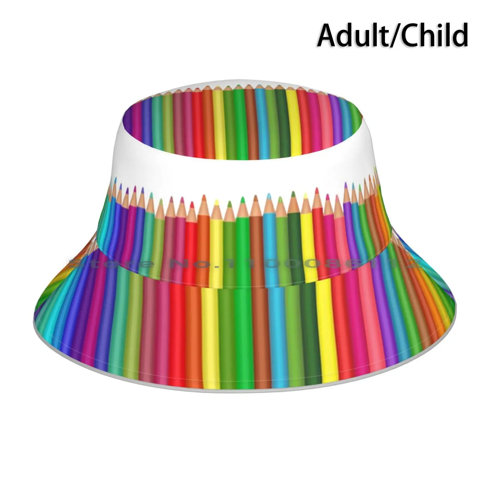 Coloured Pencils. Bucket Hat Sun Cap Coloured Pencils Crayons Crayola Colourful Standard Sharp Enable Wood Shafted Sharpened