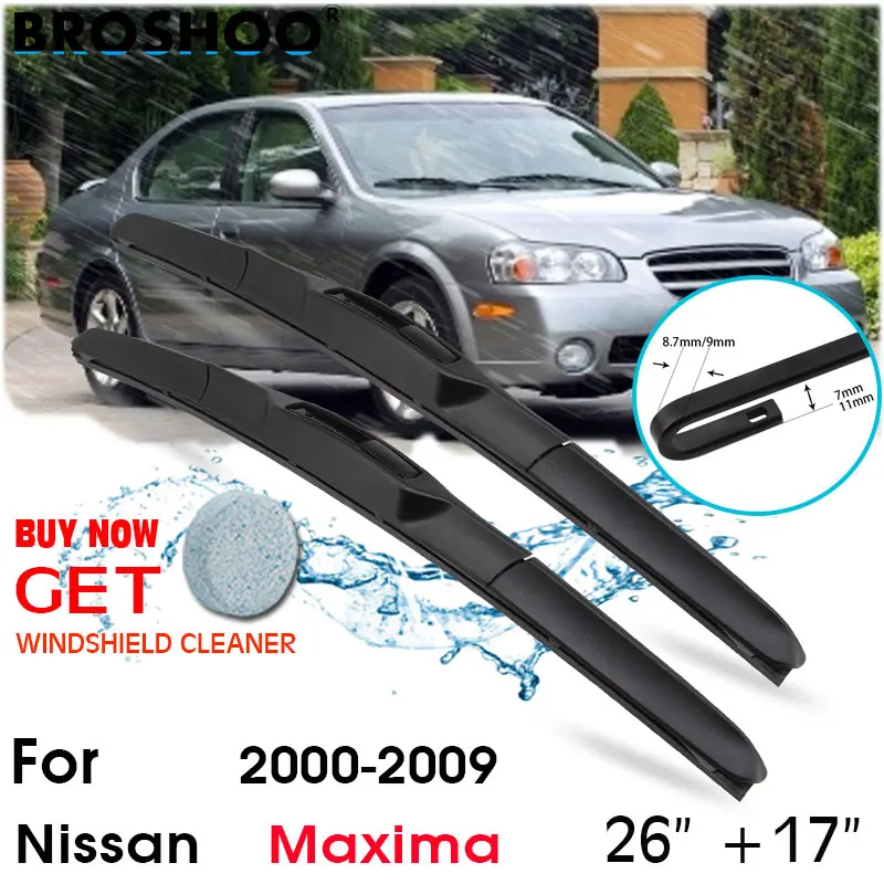 Car Wiper Blade Front Window Windscreen Windshield Wiper Blade Accessories For Nissan Maxima 26