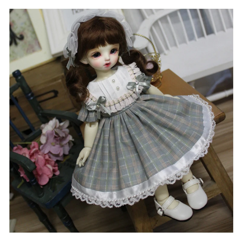 1/3 1/4 1/6 BJD doll dress + hair band for BJD SD doll Blyth doll dress salon doll accessories BJD clothes