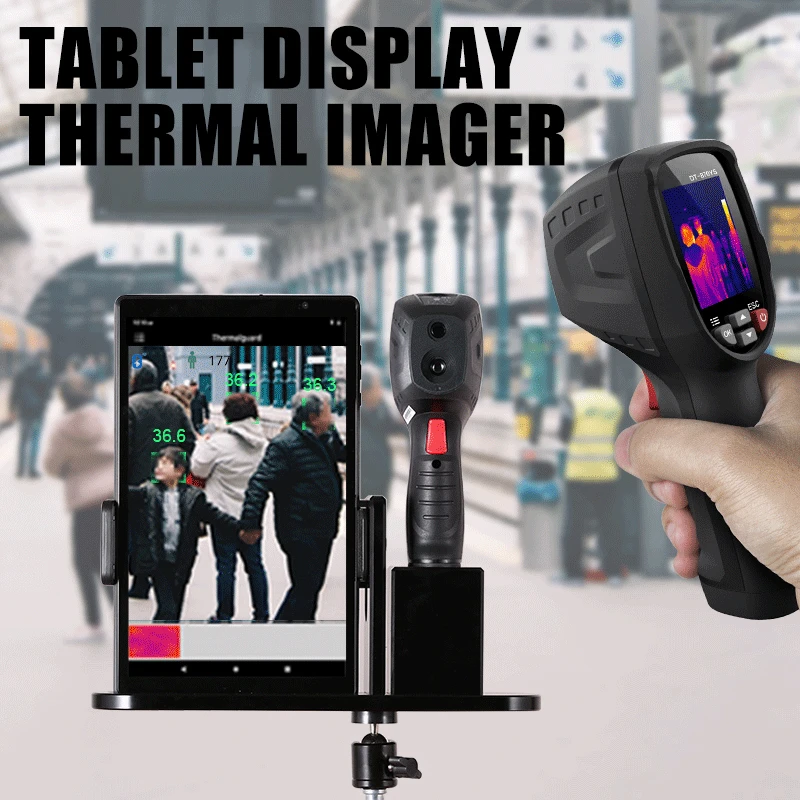DT-870YS 열 화상 카메라 태블릿 디스플레이 블루투스 이미징 카메라 라이브 TV 스트리밍 LED 온도 실시간 열 화상 카메라
