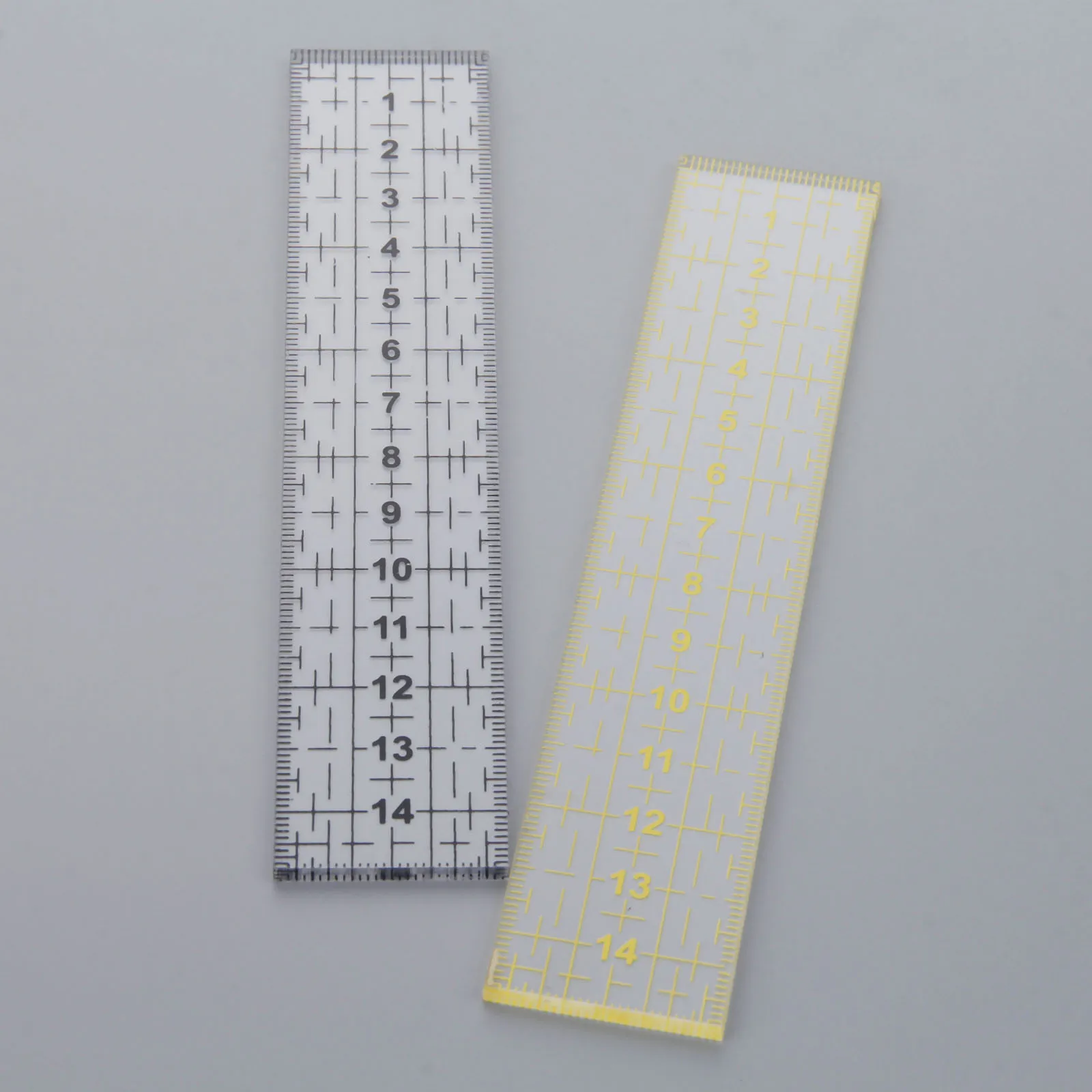 1Pc Quilting Ruler Seam Sewing Foot Patchwork Ruler Sewing Patchwork Tailor Measuring Tools School Stationery Supplies 15*3cm