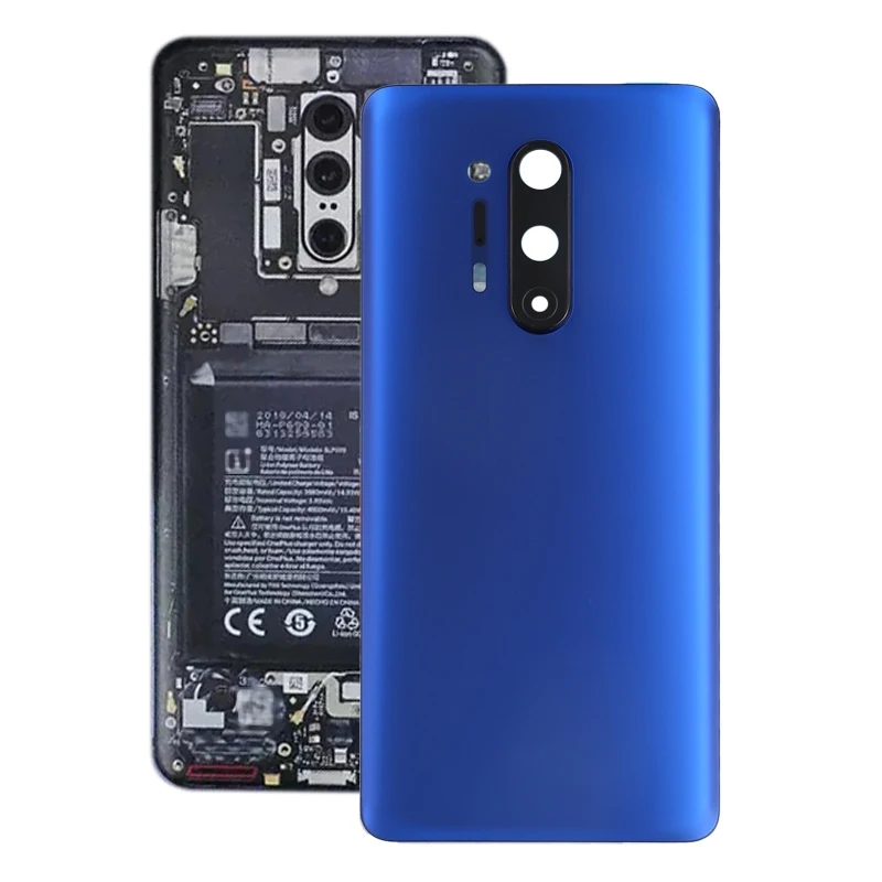 Battery Back Cover for OnePlus 8 Pro with Camera Lens Cover Phone Rear Housing Case Replacement