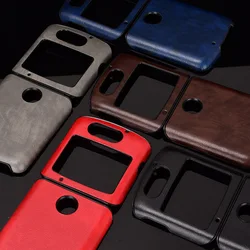 For Motorola Razr 5G Case Pattern Litchi Skin PU Leather and PC Book Cover For Motorola Moto Razr2 Razr 2 5G 2020 Phone Case