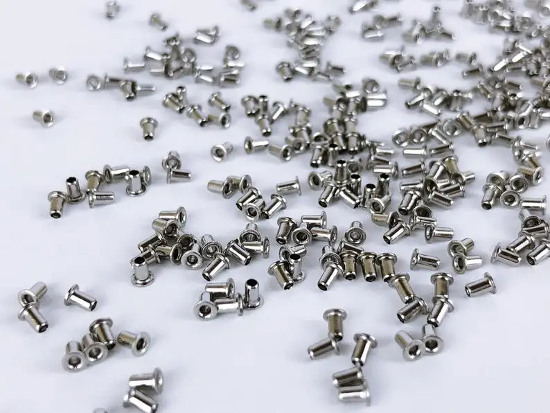 300pcs 1mm Silver Color Super Tiny Mini Eyelet Doll Clothes Sewing Craft Supply