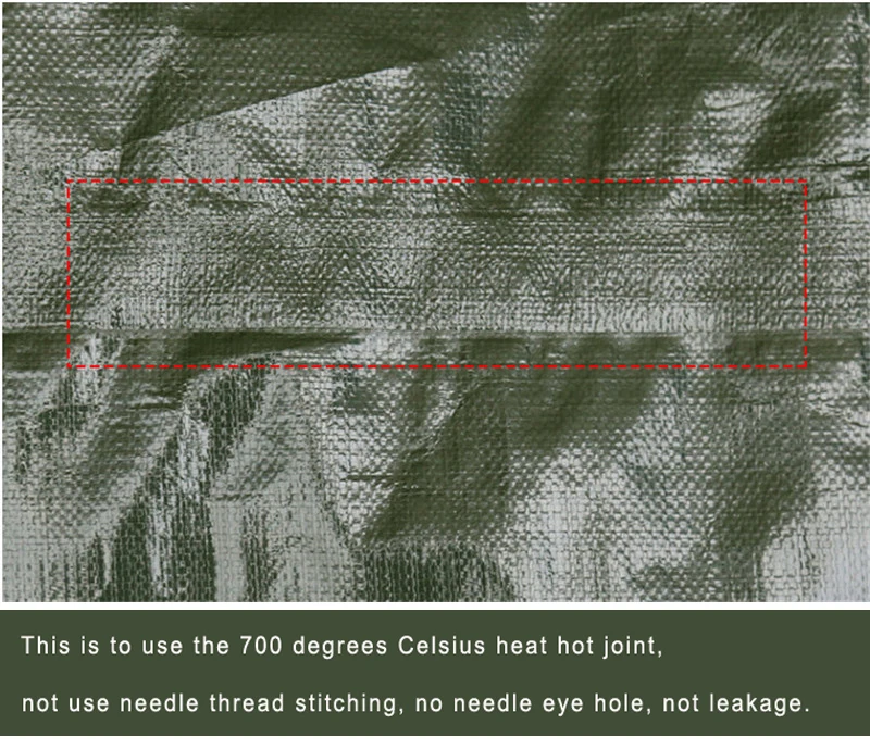 Zagęszczony materiał przeciwdeszczowy Outdoor gardon izolacja termiczna płótno izolacyjne plandeka osłona przeciwsłoneczna plastikowa cerata tarp