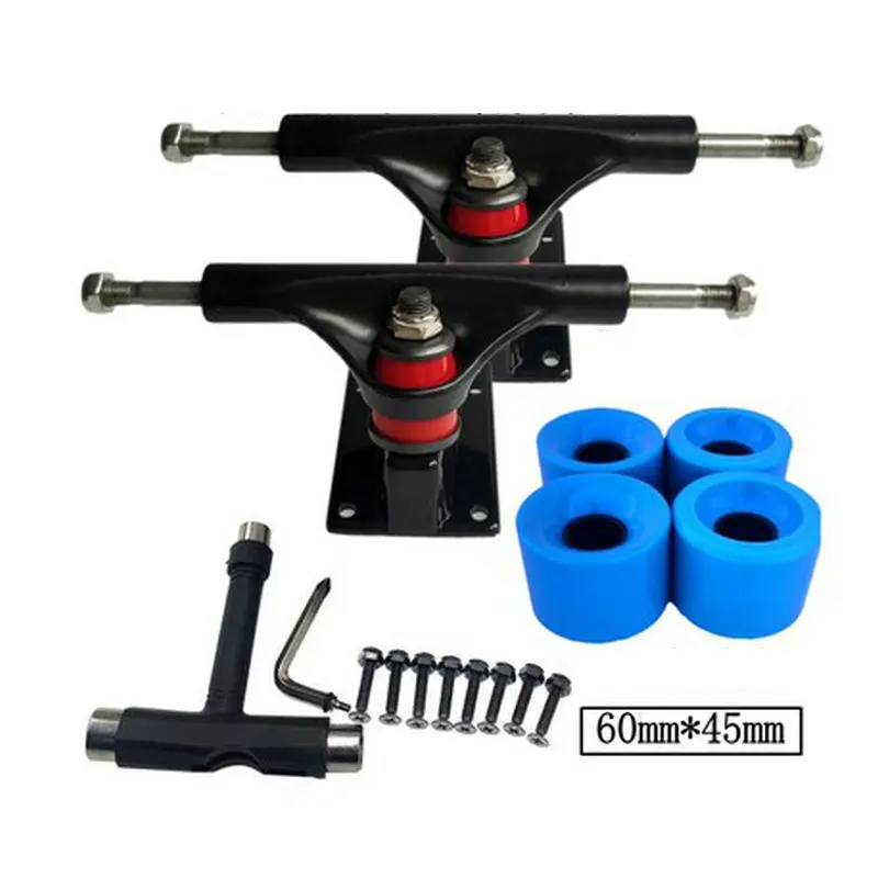 Staffa per Skateboard professionale a quattro ruote Skateboard Bridge brush Street Board doppia guerra accessori per camion da 5 pollici