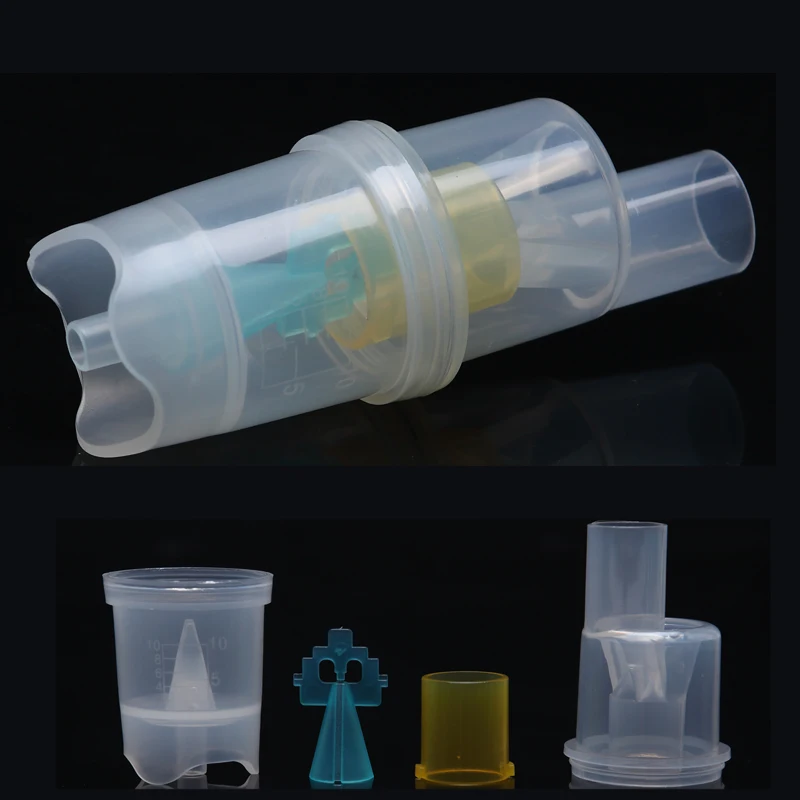 New 10ml Nebulizer nhaler Parts Atomized Cup Inhaler Compressor Part Spray Injector Parts for Adult Child Family