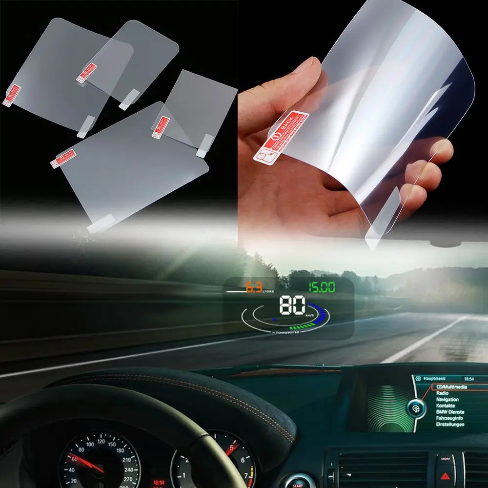 

New Phone GPS Auto Accessories Clear Reflective Film Car Windshield Screen Sticker HUD Projector Head Up Display