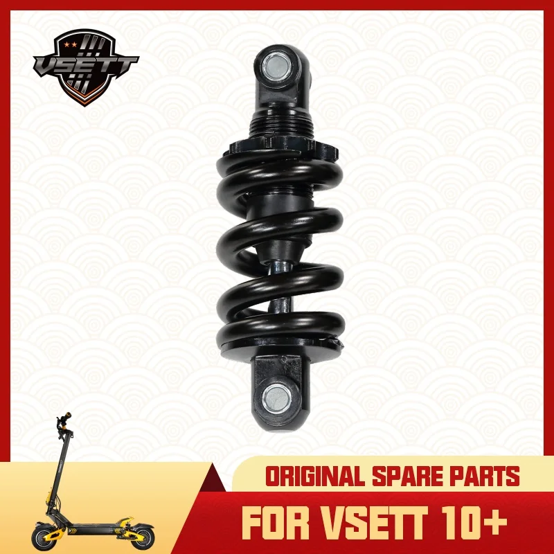 Original VSETT Front Suspension for VSETT 10+ Electric Scooter Adjustable Coil Spring & Hydraulic Hybrid Shock Absorber 127mm