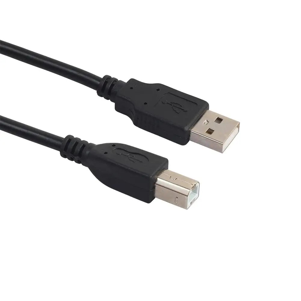 Câble haute vitesse USB 1.5, câble d'imprimante A à B long, outil blindé noir, ligne de données, 2.0 m, 3m