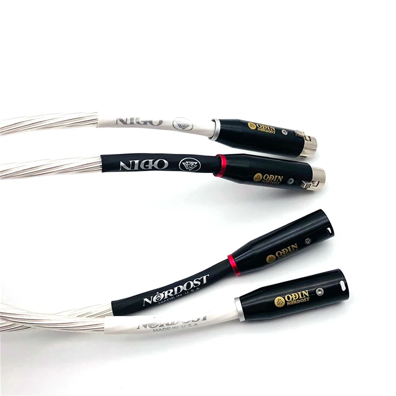 Thouliess Pair HIFI Odin Audio XLR Balanced Interconnect Cable Hi-End 3pin XLR Male to Female Audio Balanced Cable