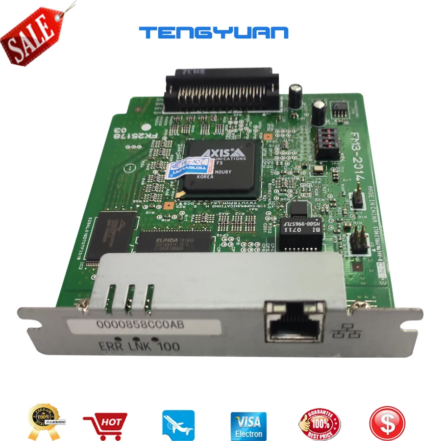 

FM3-2014-000 FM3-2014 Jetdirect LBP3500 LBP3300 LBP3310 LBP5100 LBP5000 NB-C2 Network Card Print Server printer Net card