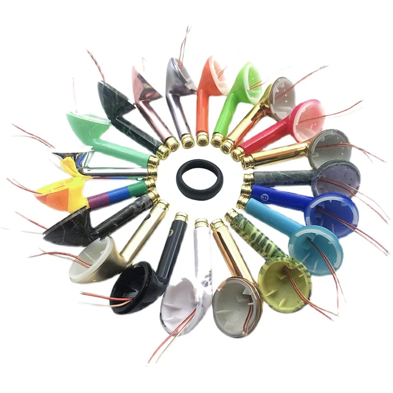 Carcasa para auriculares, conector mmcx, 15mm, 16mm, 15,4mm, 1 par